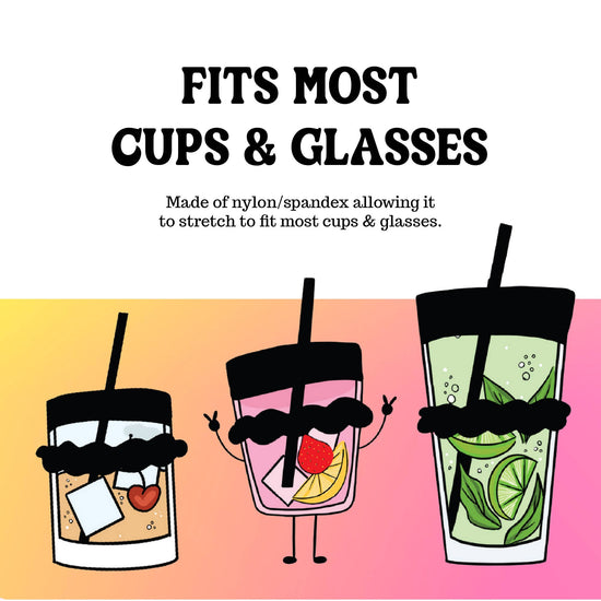 NightCap Scrunchie Drink Cover: Black