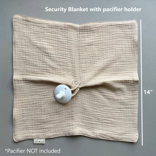 Load image into Gallery viewer, Pacifier Blanket Holder (Sand)
