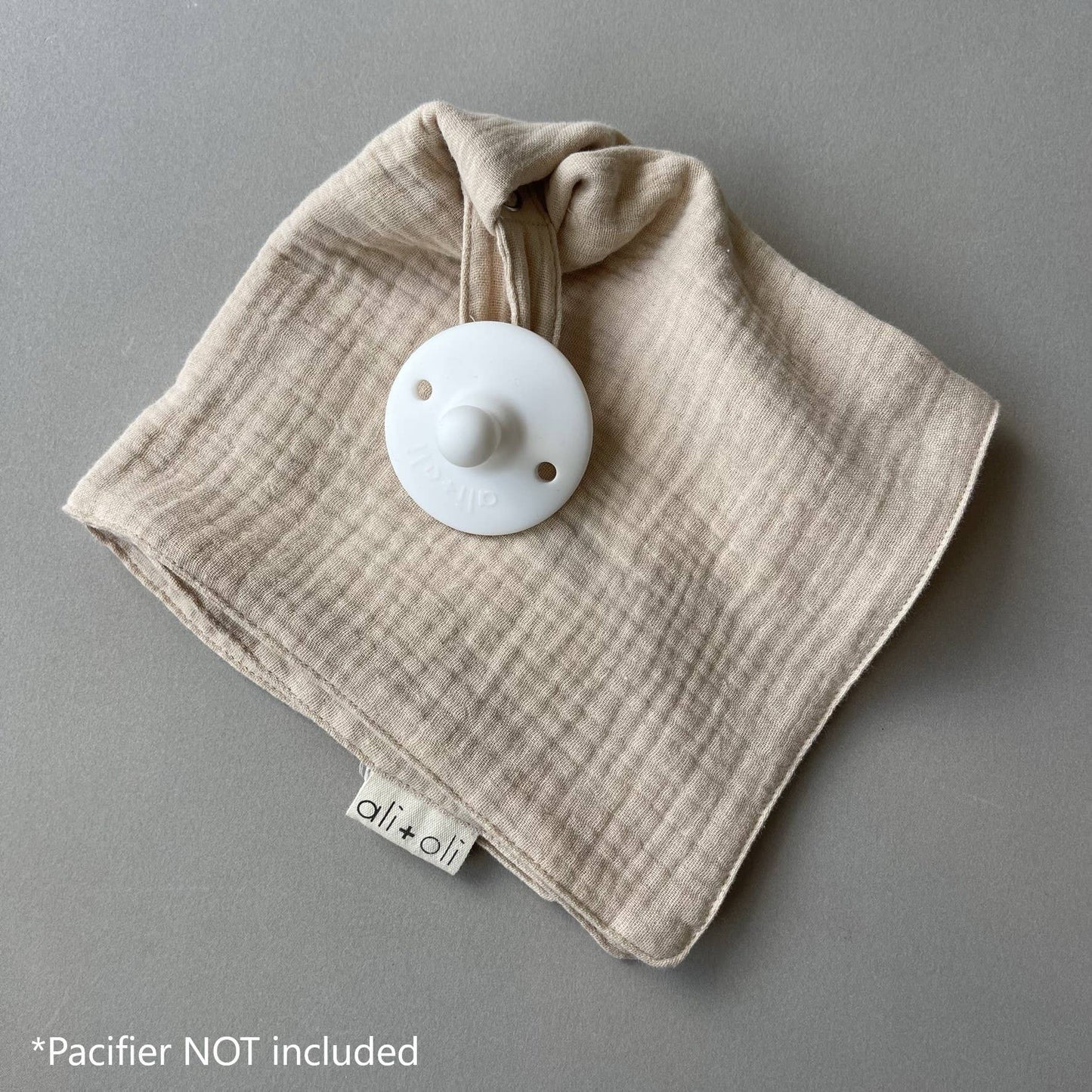 Pacifier Blanket Holder (Sand)