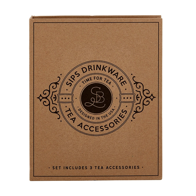 Tea Accessories Gift Set in Elegant Box
