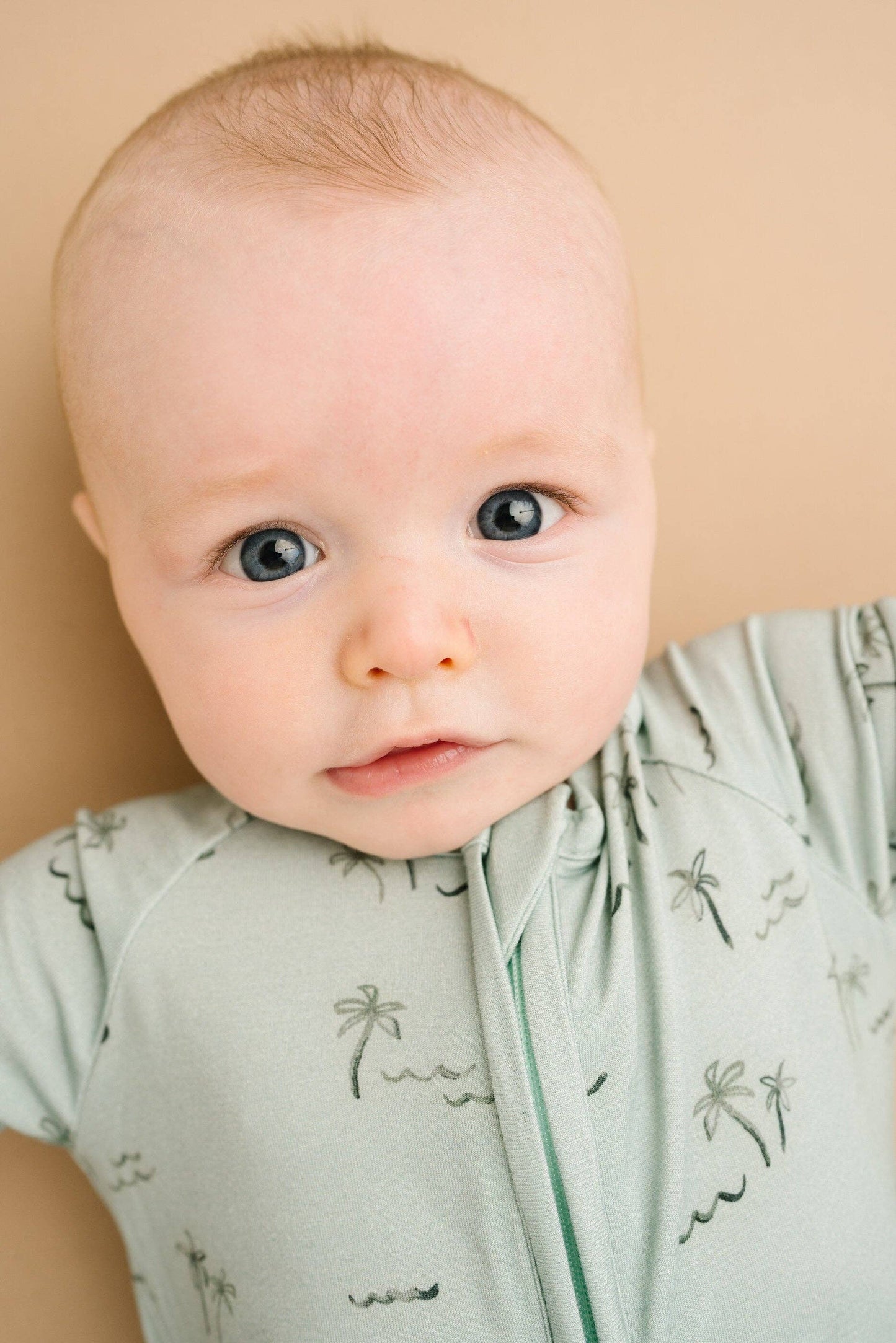 Palm Breeze Bamboo Short Romper
