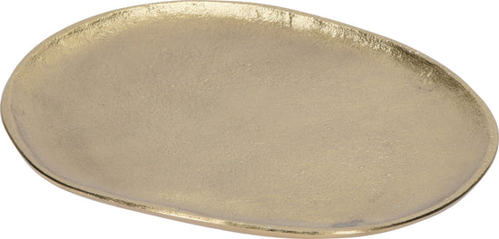 Mdm Gold Oval Tray
