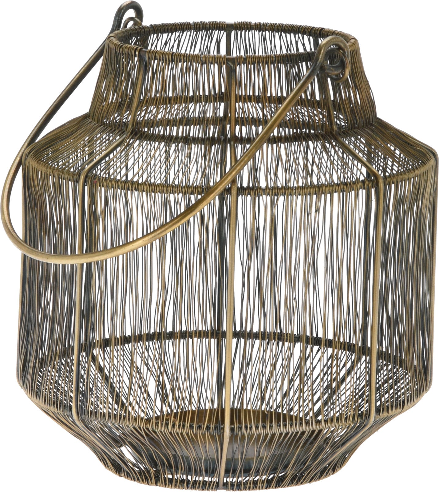 Lg Blk/gold Lantern