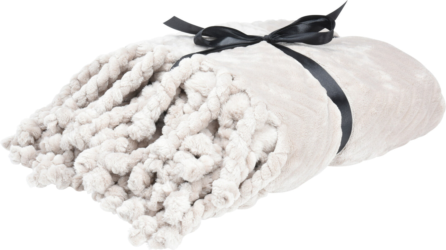 Plush Tassel Blanket