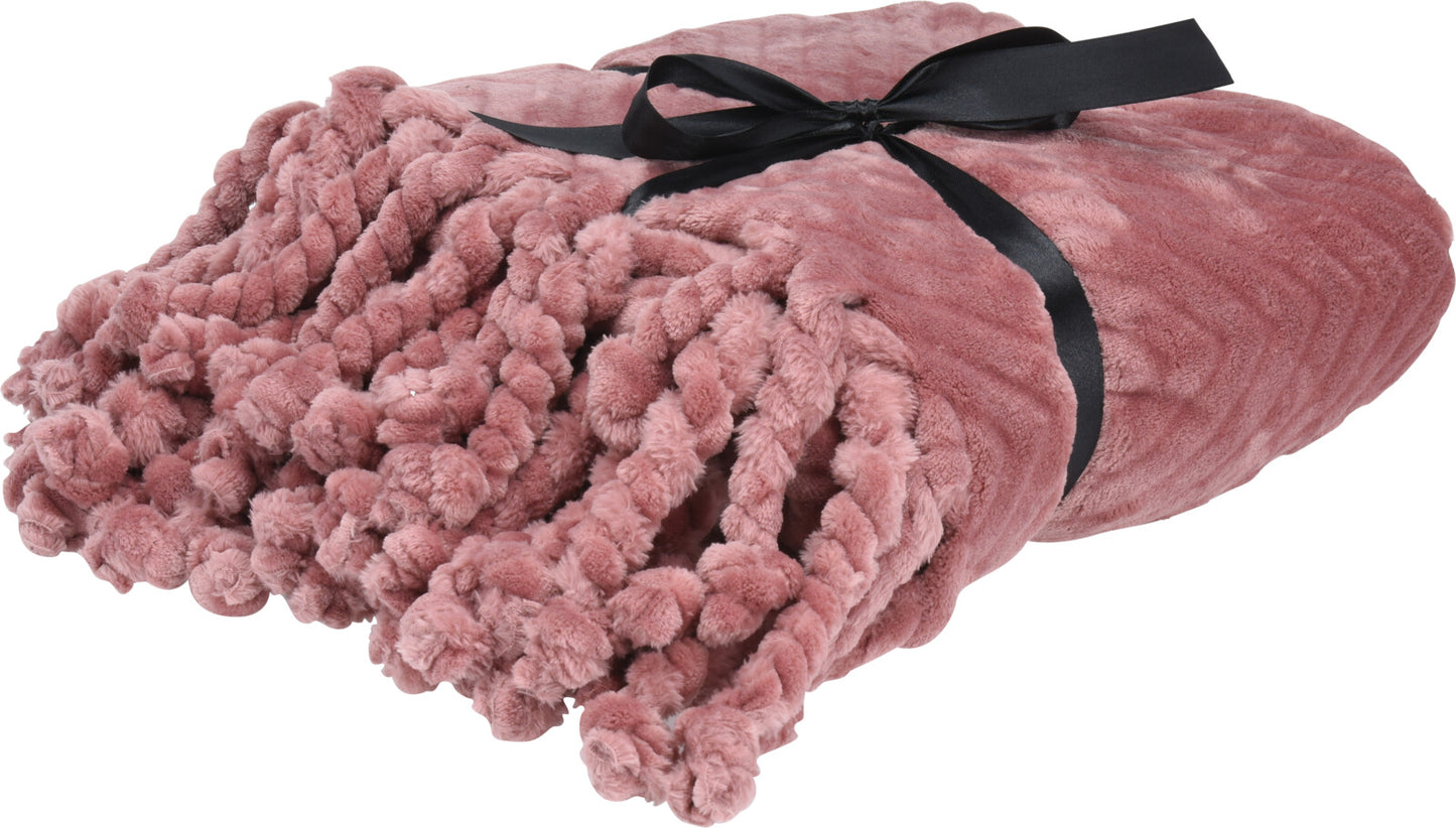 Plush Tassel Blanket