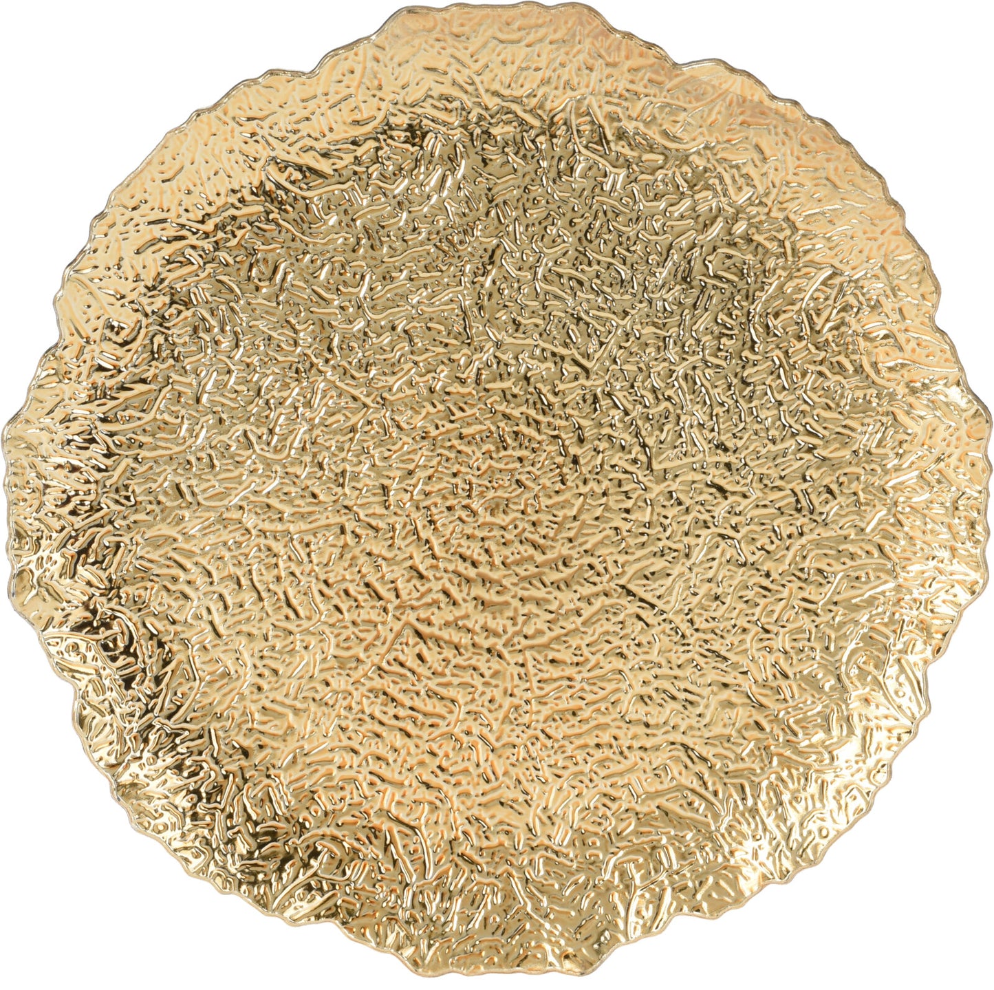 Organic Pattern Gold Plate/Charger