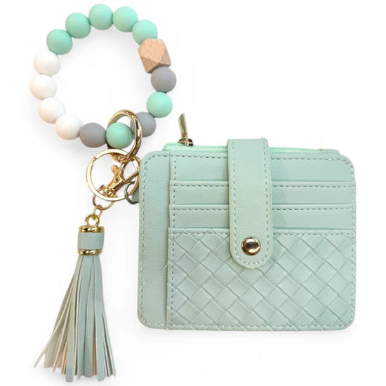 Silicon Ball Bracelet Wallet Wristlet