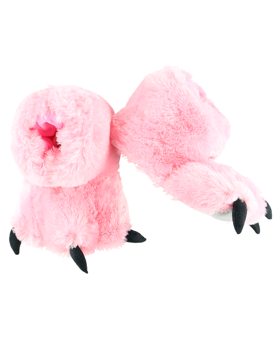 Pink Bear Kid & Adult Paw Slippers
