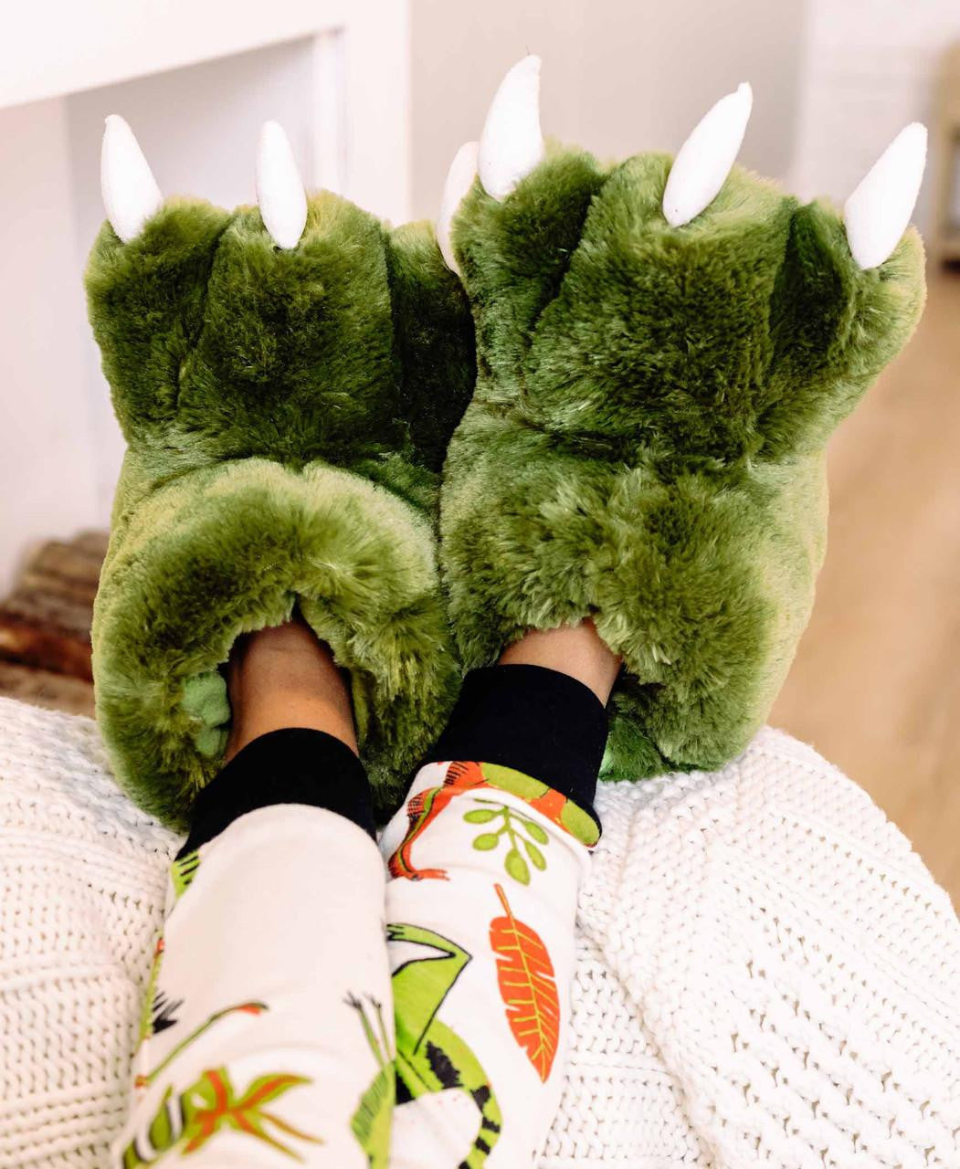 Dino Paw Slippers