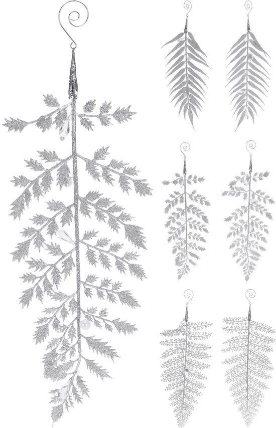 Silver Glitter Branch 12.5"