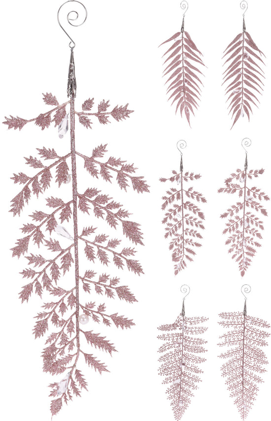 Pink Glitter Branch 12.5"