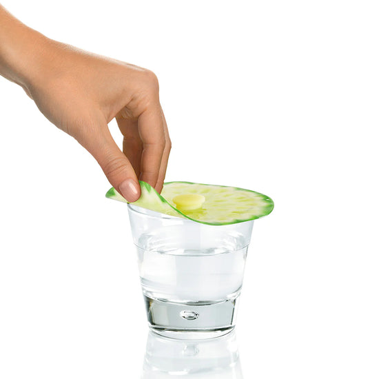 Load image into Gallery viewer, Set/2 Citrus Drink Covers (Lime/Lemon)

