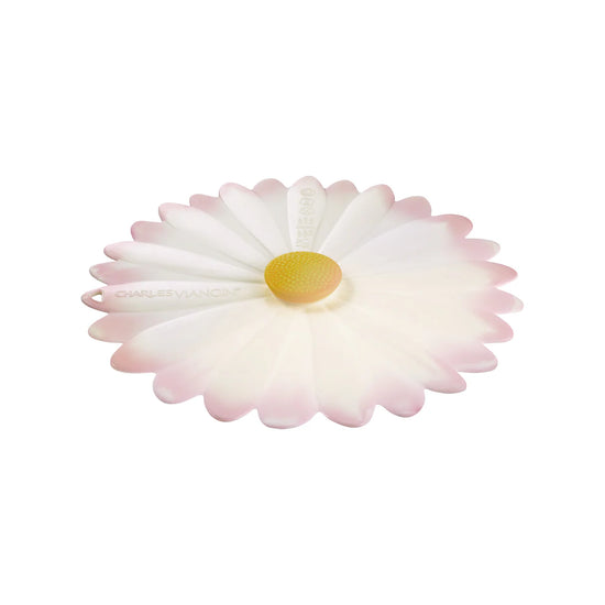 Load image into Gallery viewer, Daisy Lid 9&amp;quot; (White/Pink)
