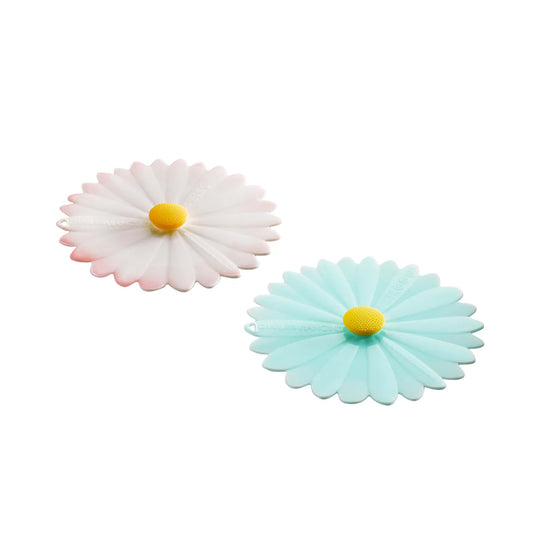 Load image into Gallery viewer, Set/2 Daisy Drink Covers
