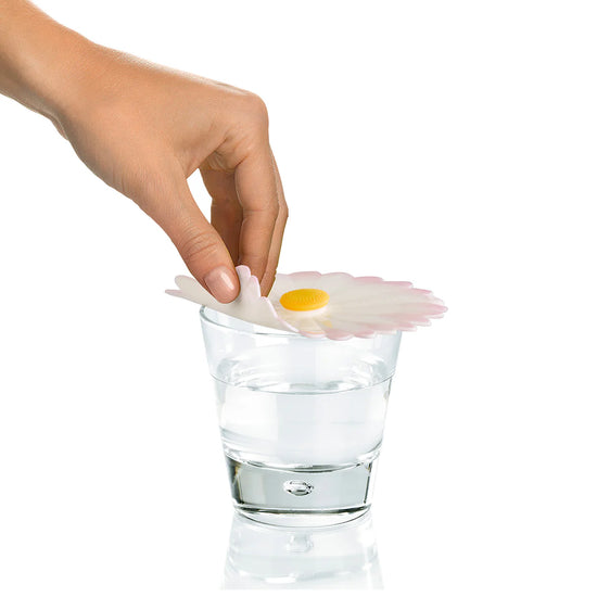 Load image into Gallery viewer, Set/2 Daisy Drink Covers
