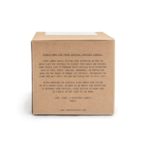 Citrine Crystal Candle - 11oz