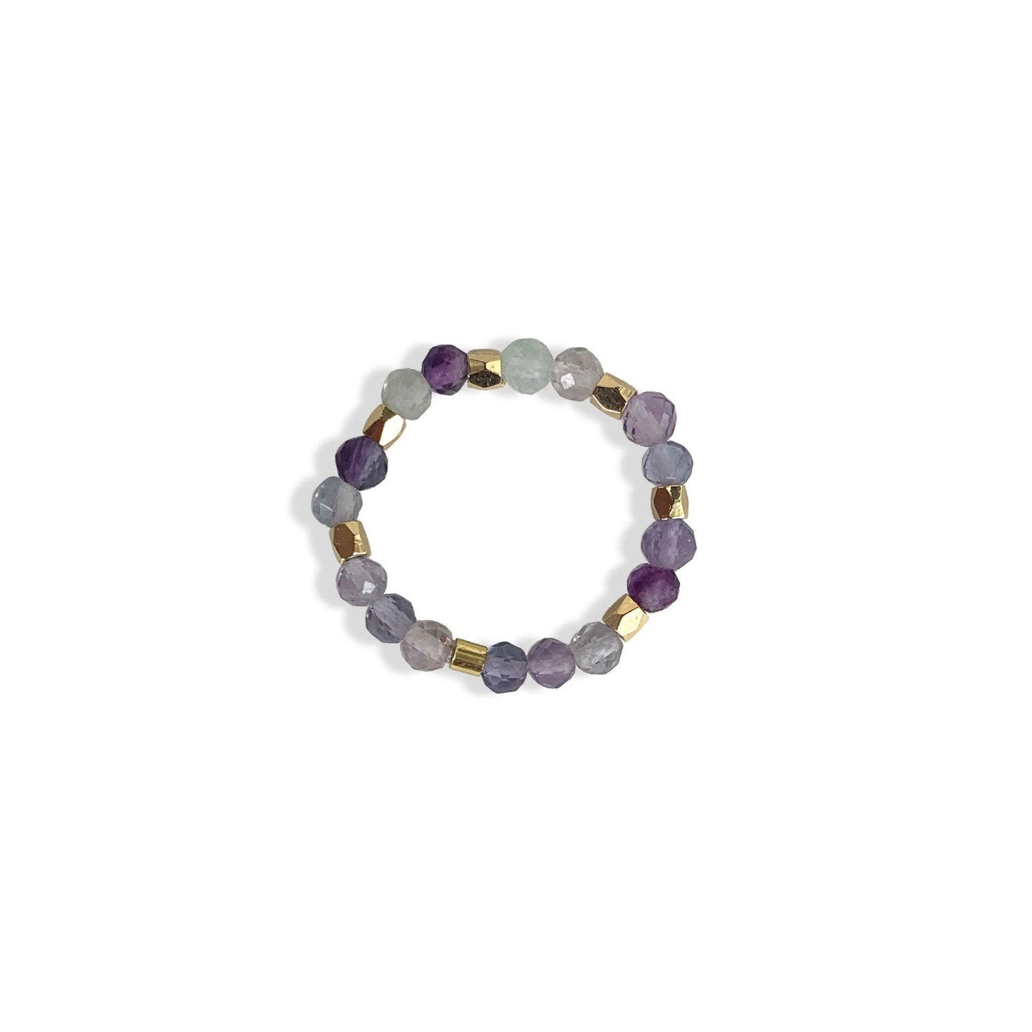 Fluorite Gemstone Ring
