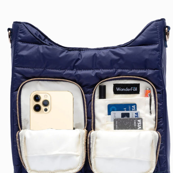 Load image into Gallery viewer, Navy HydroDouble™ Crossbody Bag
