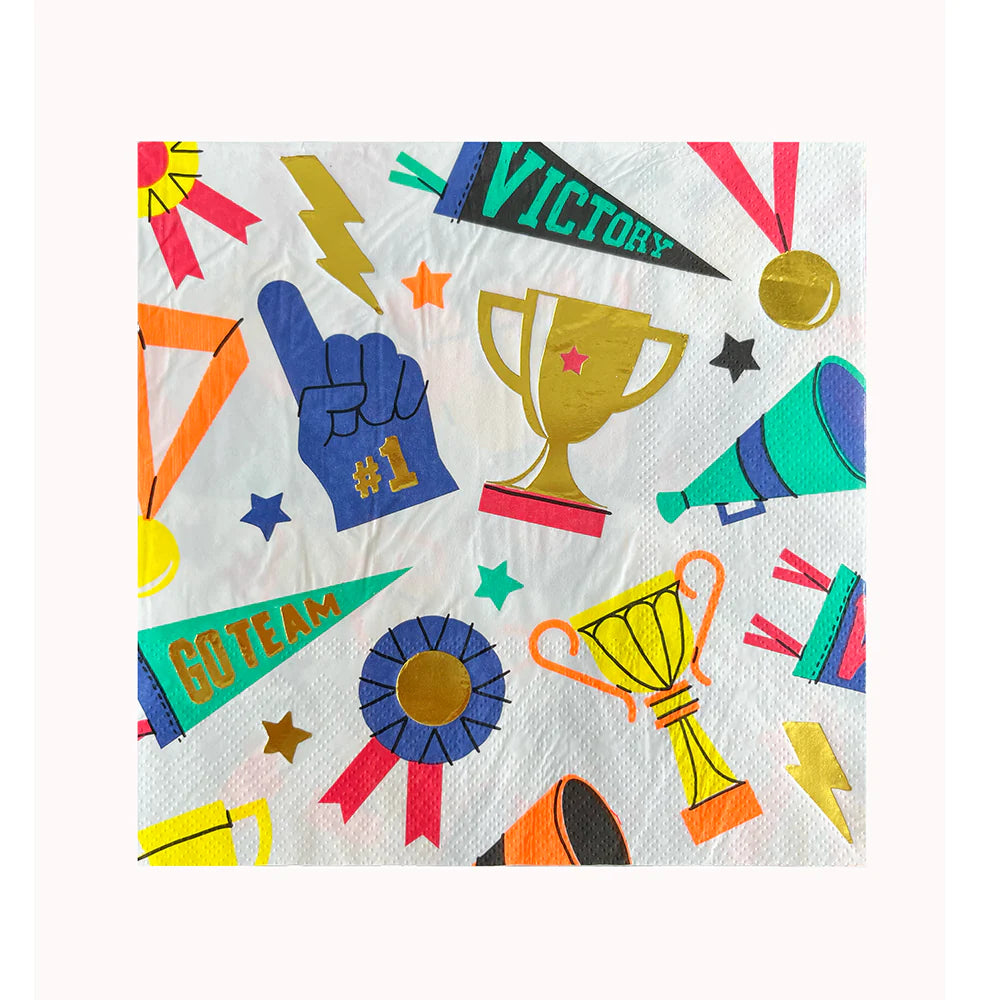 Go Team Large Napkins pack of 16