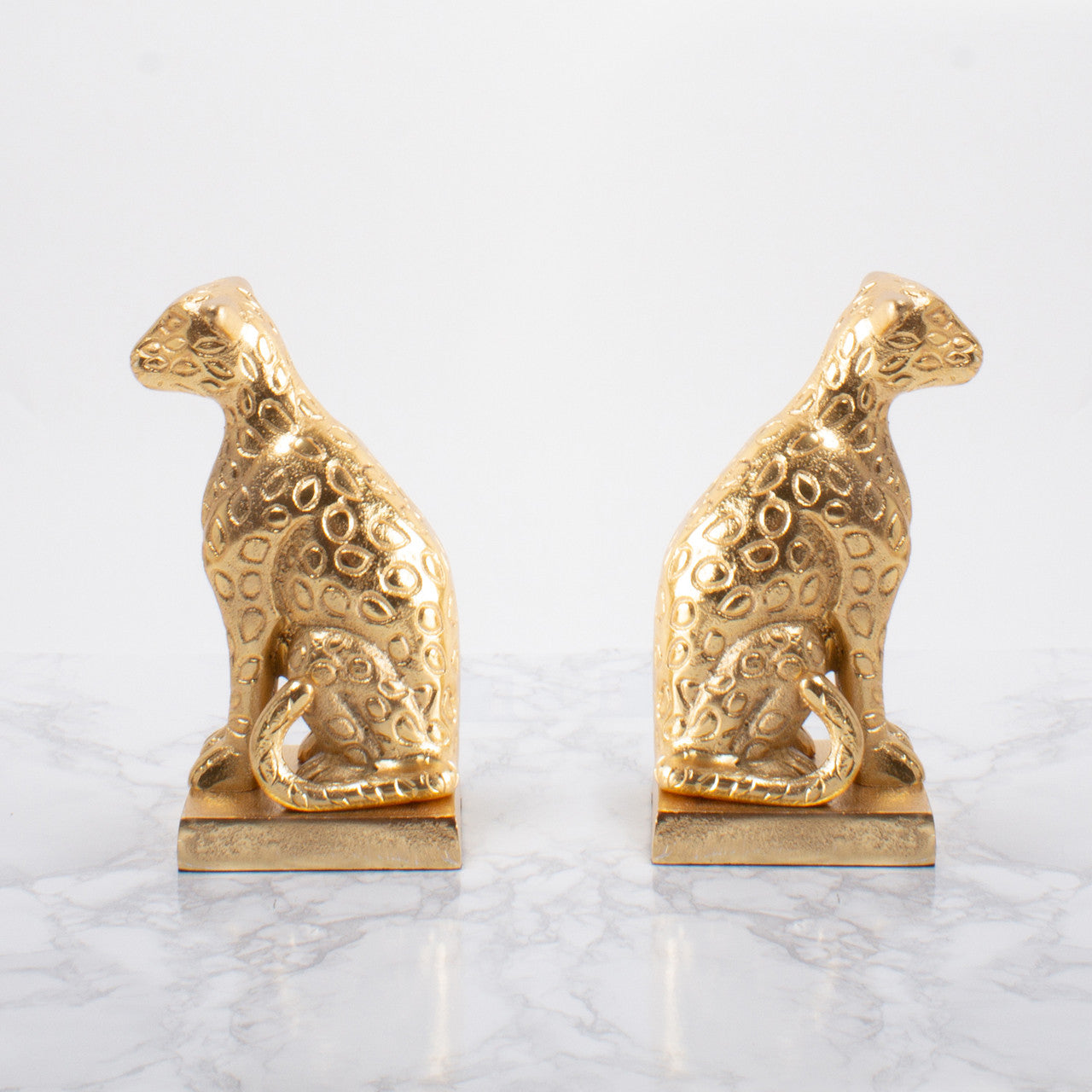 Leopard Book End Set