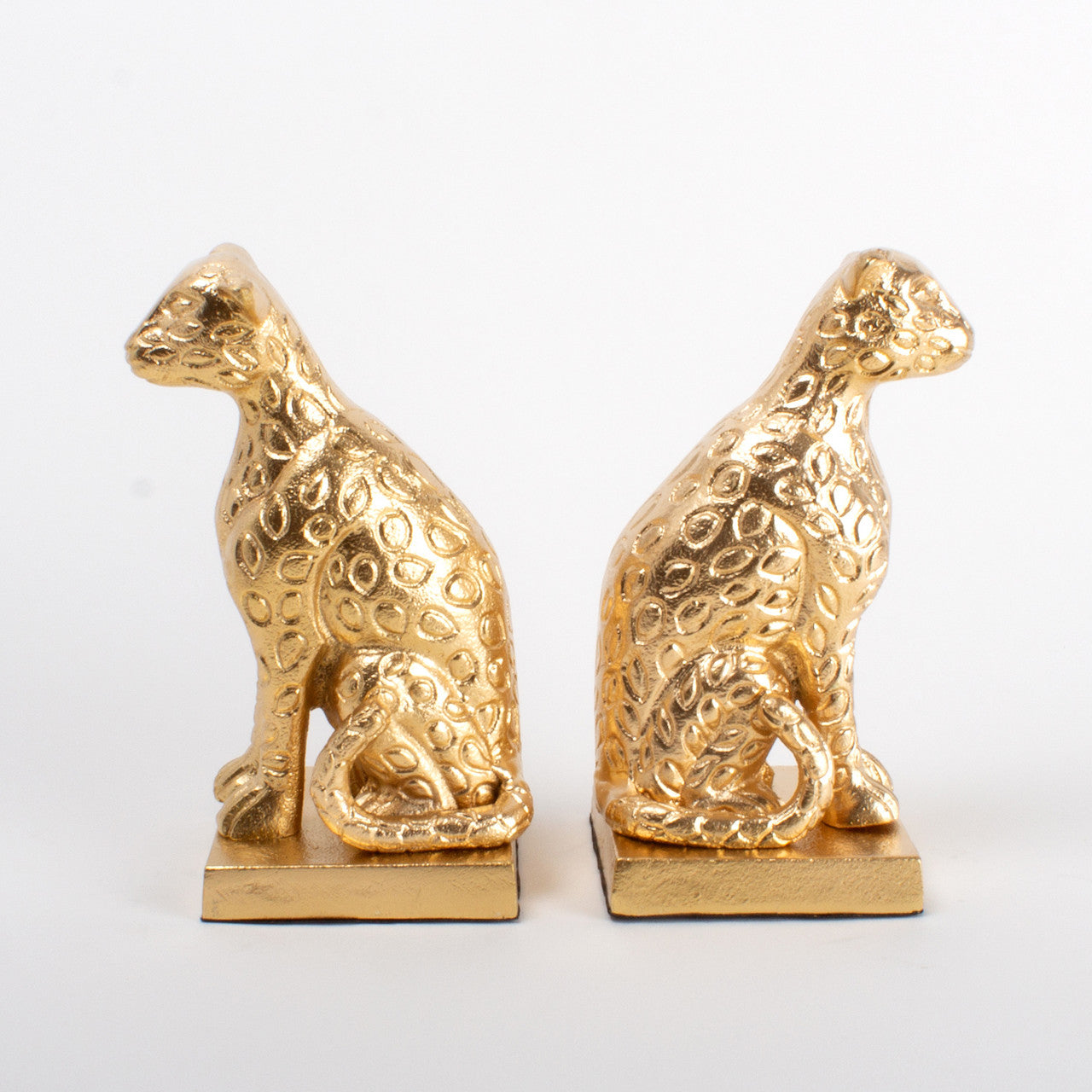Leopard Book End Set