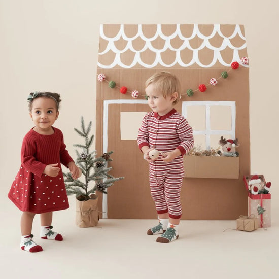 Load image into Gallery viewer, Red Sweater Dress with Bloomer
