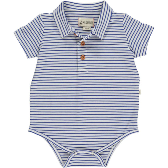 Jetty Royal/White Polo Jersey Onesie