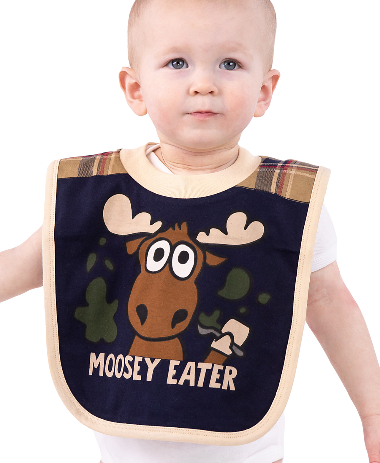 Moosey Eater Boy Bib