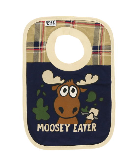 Moosey Eater Boy Bib