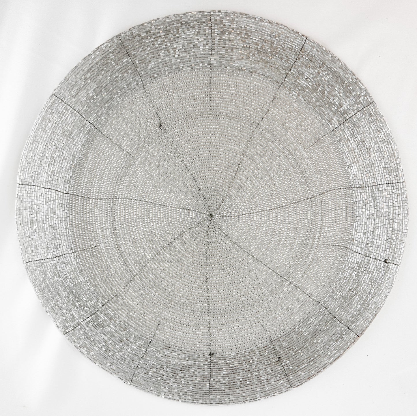 Silver Beaded Placemat