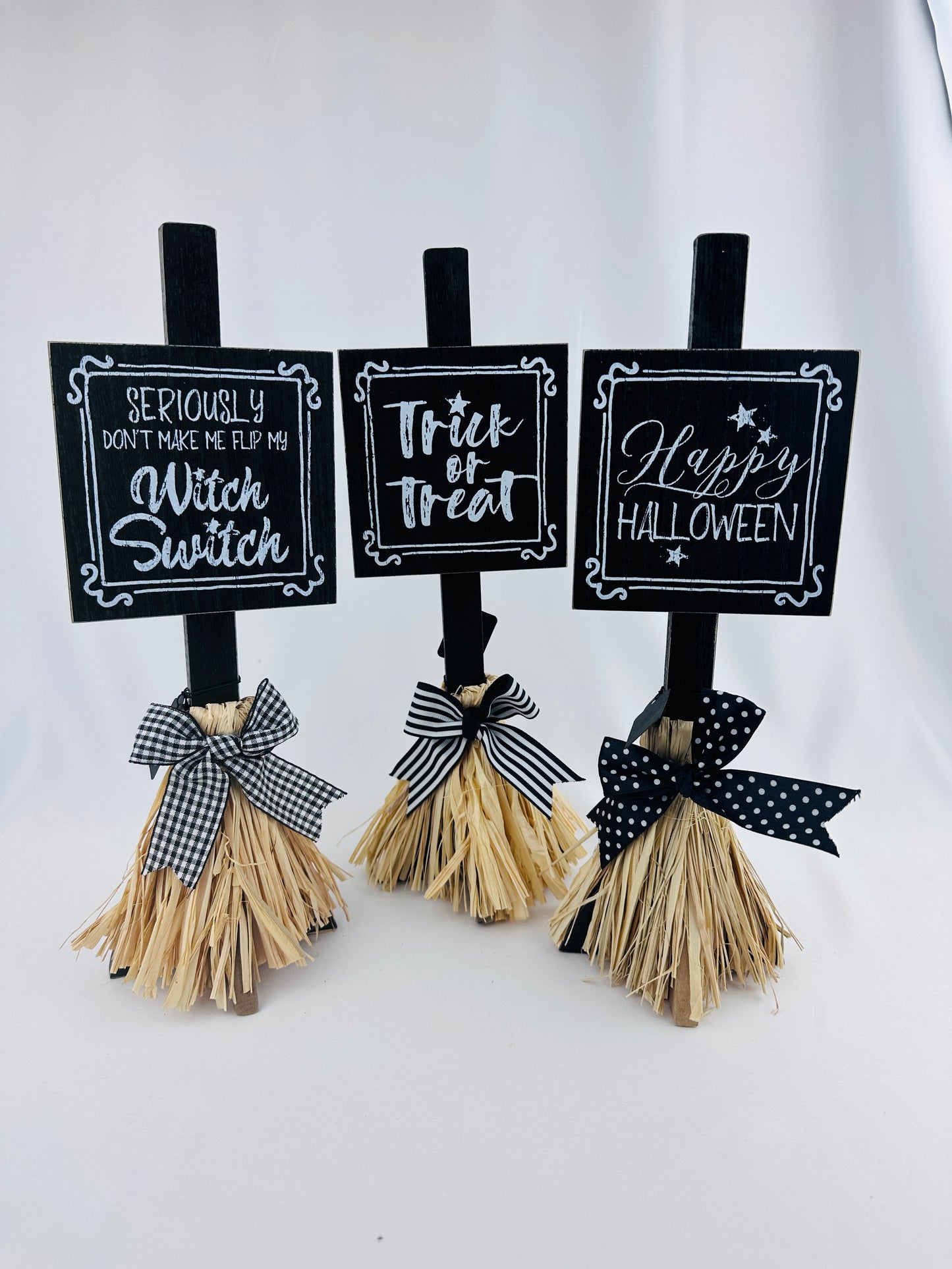 Straw Broom Decorations