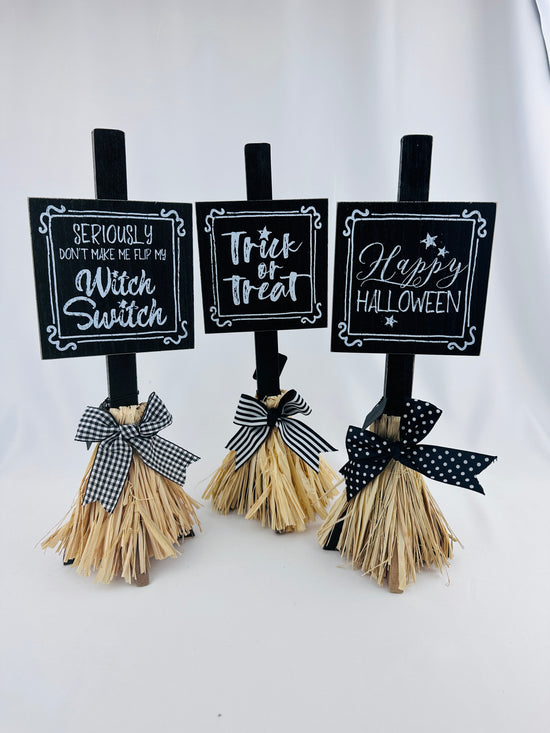 Straw Broom Decorations