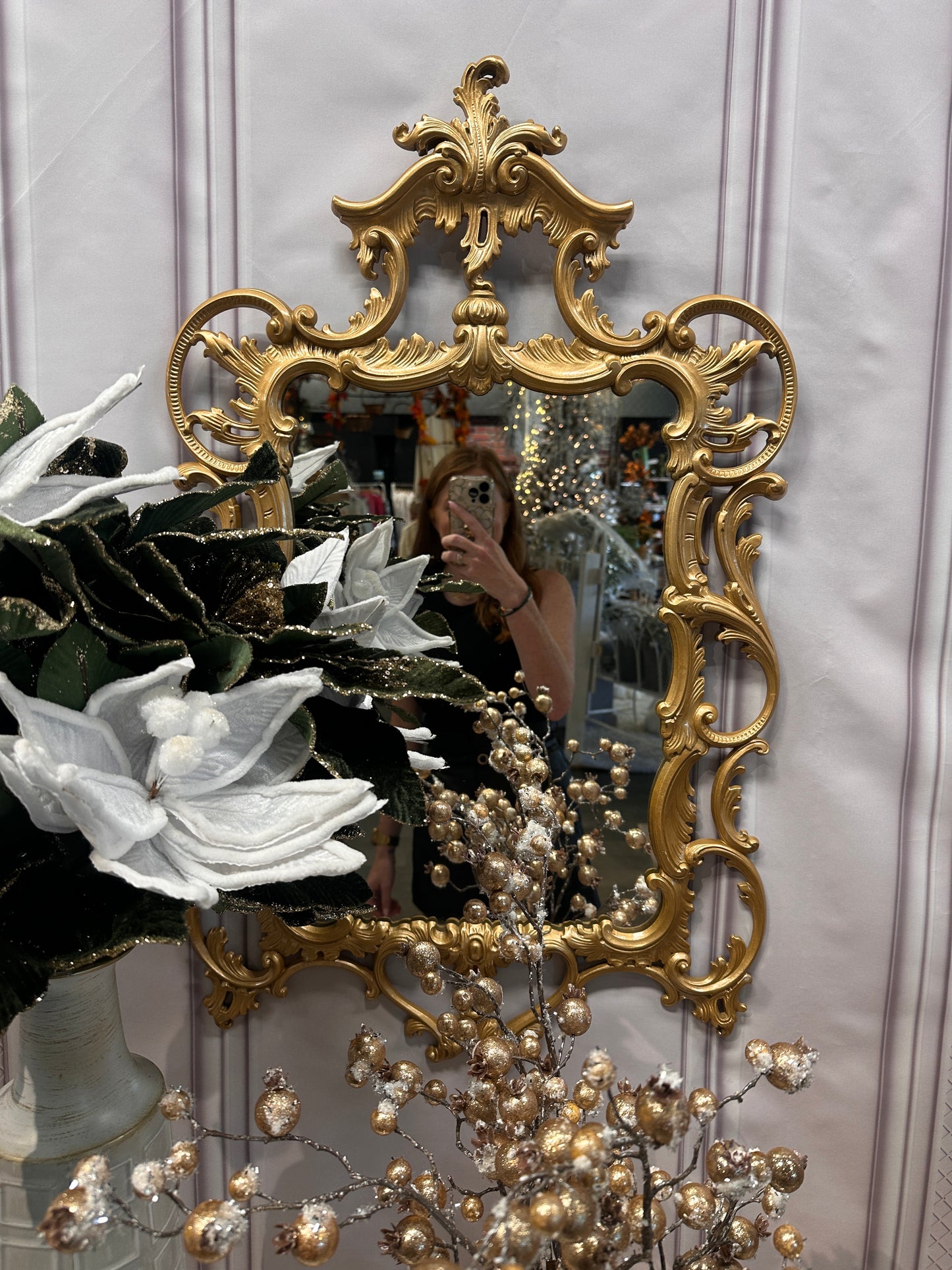 Ornate Gold Framed Mirror