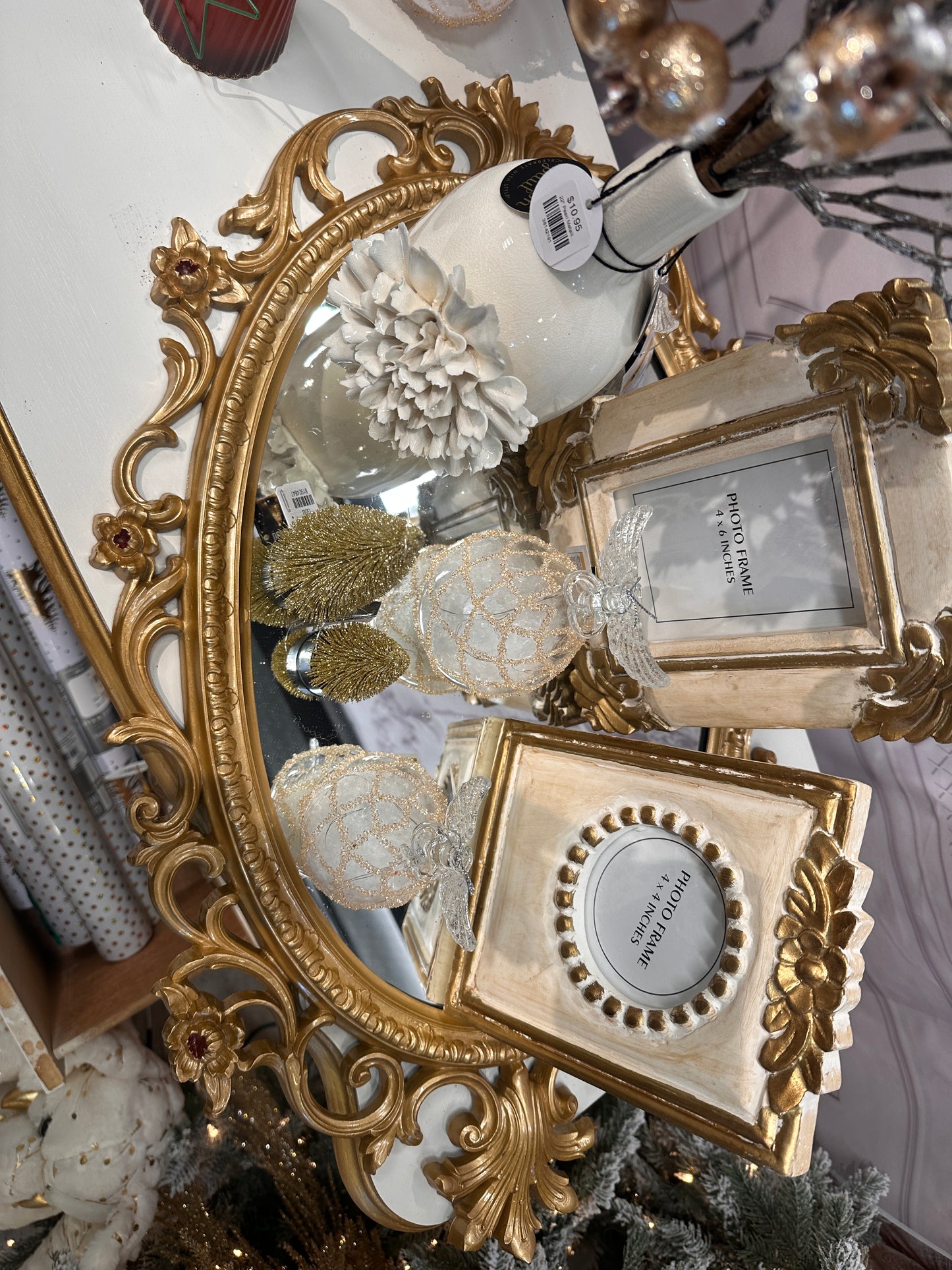 Ornate Gold Framed Mirror