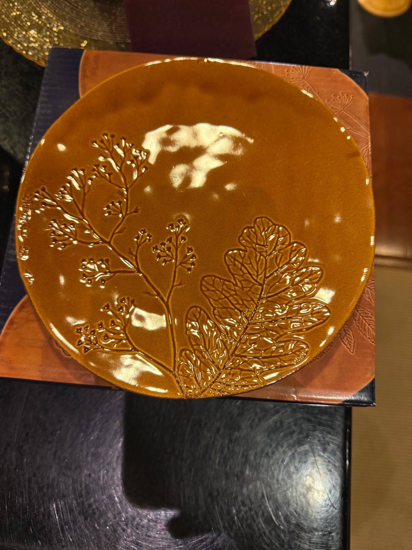 Forever Fall Ceramic Snack Plates