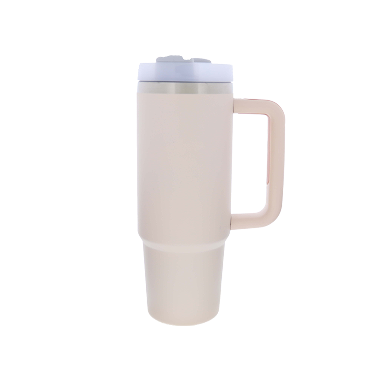 Rose Quartz 30 Oz. Tumbler With Straw and Handle, Stainless Steel