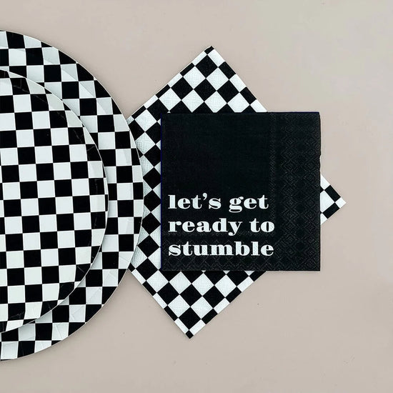 Let's Get Ready to Stumble Napkins