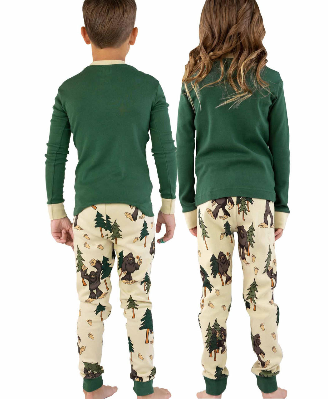 Lil' Squatch Long Sleeve Kids PJ Set