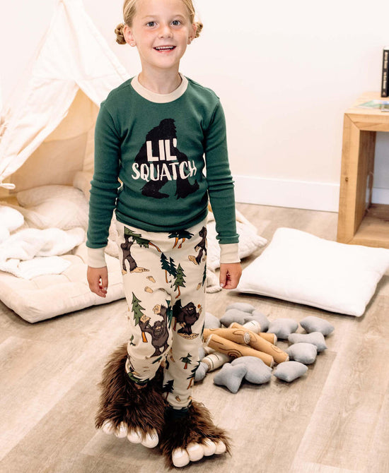 Lil' Squatch Long Sleeve Kids PJ Set