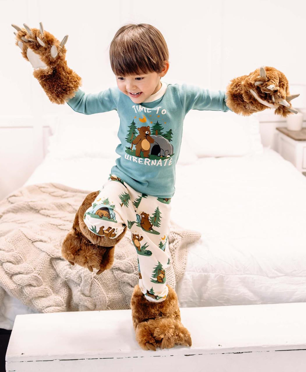 Brown Bear Children's Mitts