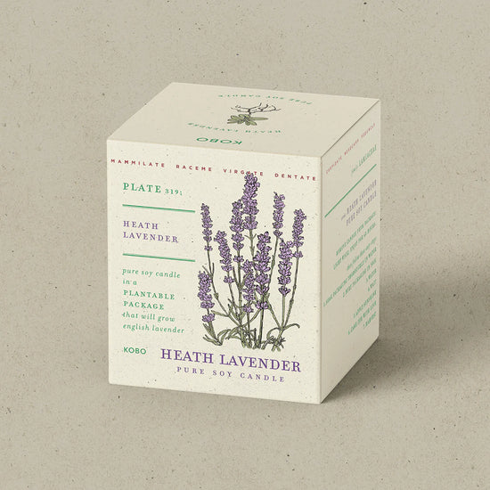 Load image into Gallery viewer, Heath Lavender Plant the Box Candle 9oz

