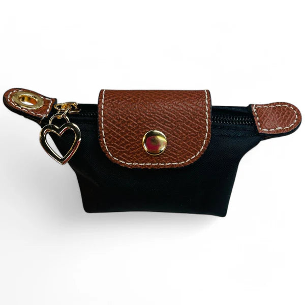 Nylon Mini Bag Keychain Charm