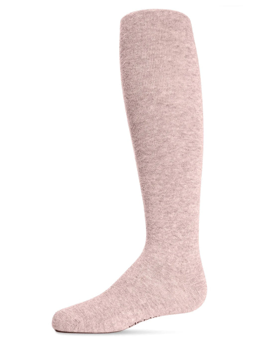 Blush Flatknit Cotton Tights