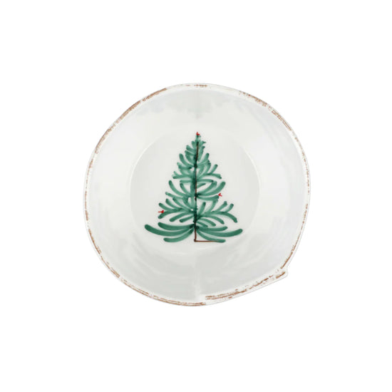 Melamine Lastra Holiday Tree Stacking Cereal Bowl