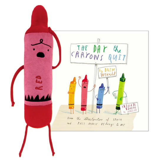 Load image into Gallery viewer, Red Day The Crayons Quit Plush Stuffed Toy
