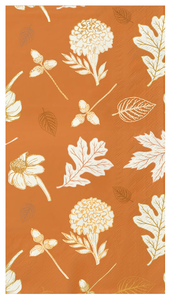 Harvest Guest Napkins with Foil 3 Ply Set/20