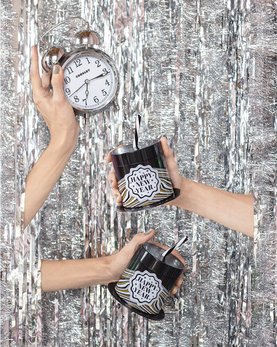 New Years Eve Party Hat Sipper Cups