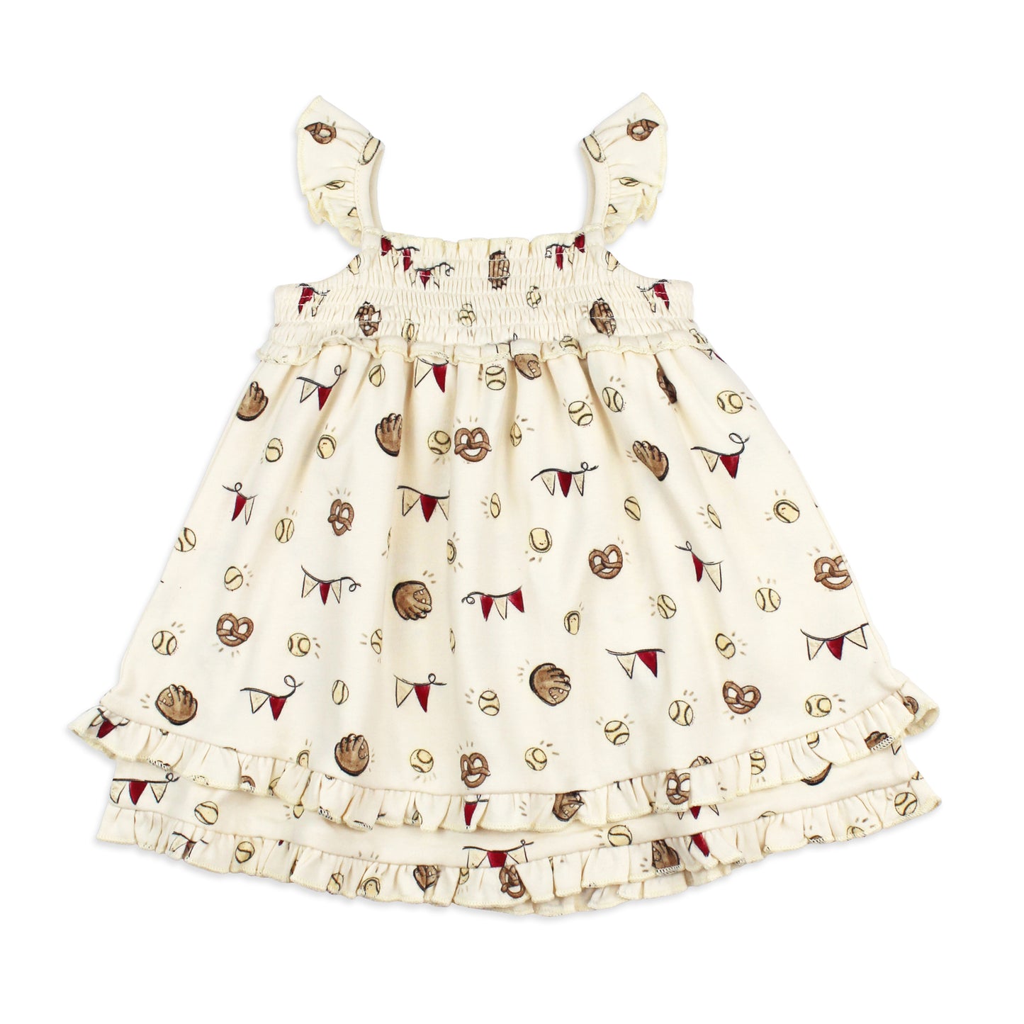 Organic Gameday Smocked Dress