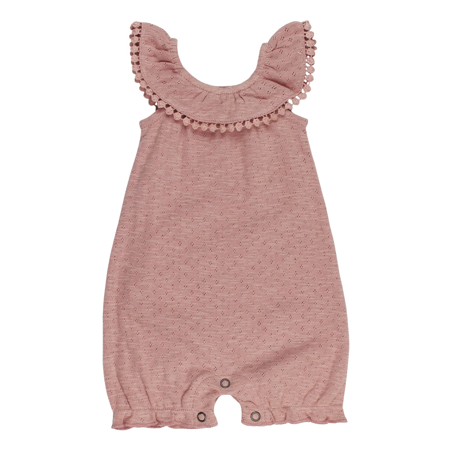 Organic Pointelle Bubble Romper