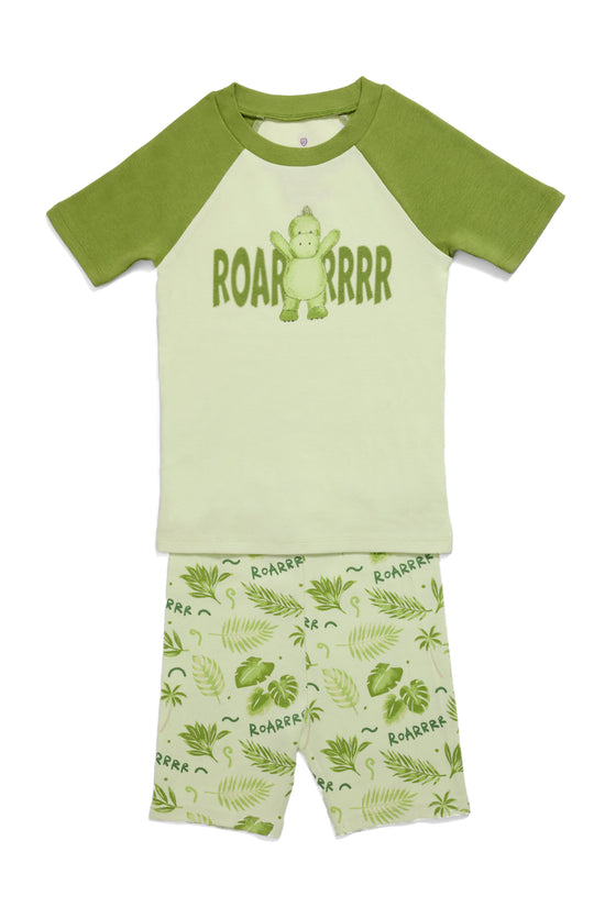 Dinosaur Shorties PJ Set